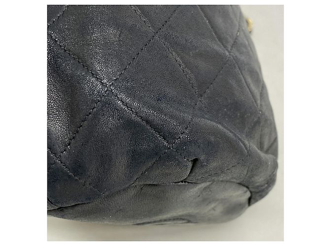 Borsa a tracolla con catena Chanel Matelassé Nero - vista 11