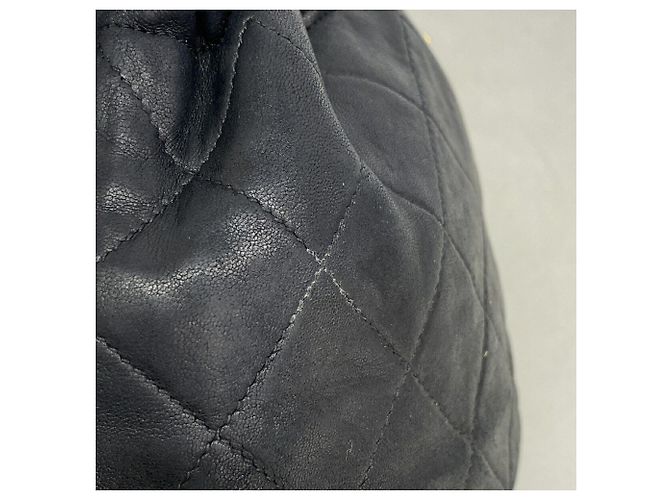 Borsa a tracolla con catena Chanel Matelassé Nero - vista 12