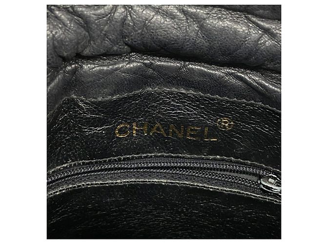 Borsa a tracolla con catena Chanel Matelassé Nero - vista 5