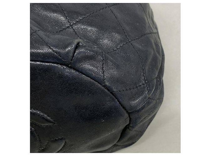 Borsa a tracolla con catena Chanel Matelassé Nero - vista 7