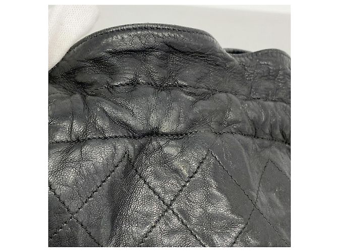 Borsa a tracolla con catena Chanel Matelassé Nero - vista 9