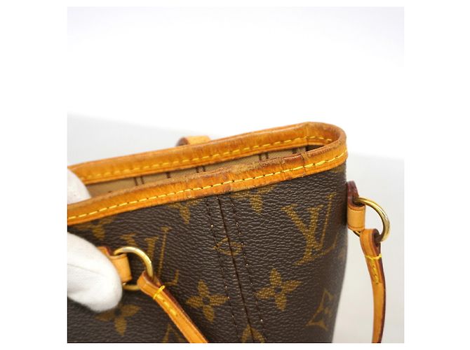 Louis Vuitton Monogram Neverfull PM Tote Bag Braun - Ansicht 6
