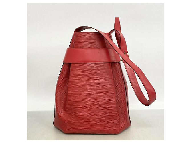 Louis Vuitton Epi Sac Depaule GM Shoulder Bag Rosso - vista 13