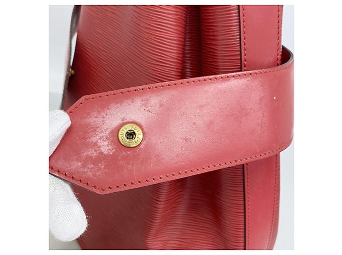 Louis Vuitton Epi Sac Depaule GM Shoulder Bag Rosso - vista 8