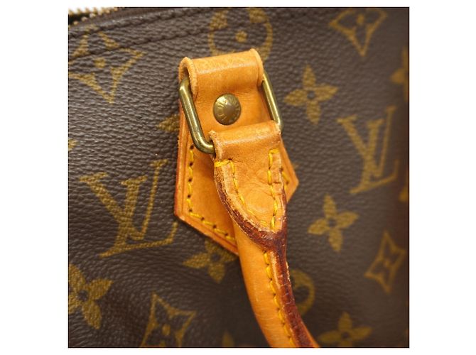 Sac à main Louis Vuitton Monogram Speedy 25 Marron - vue 10