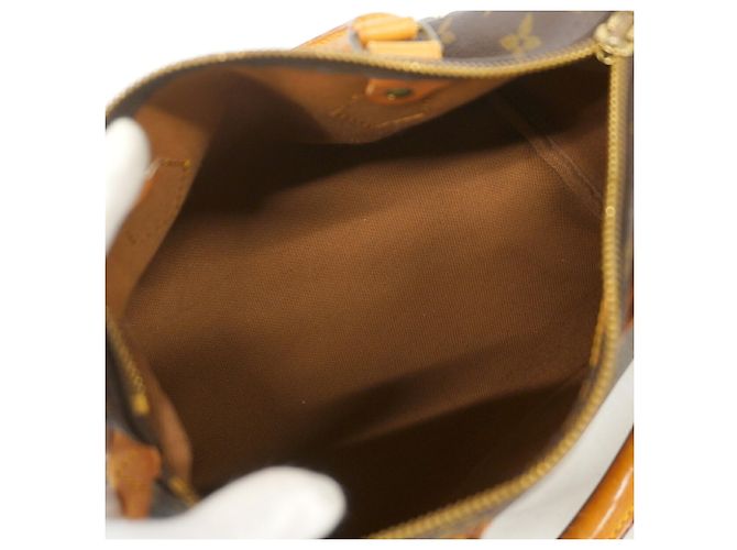 Sac à main Louis Vuitton Monogram Speedy 25 Marron - vue 4
