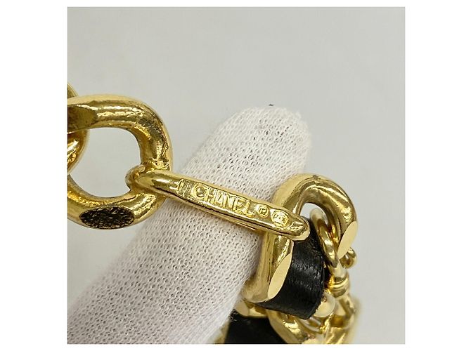Chanel Gürtel mit schwarzer Metallkette - Ansicht 2