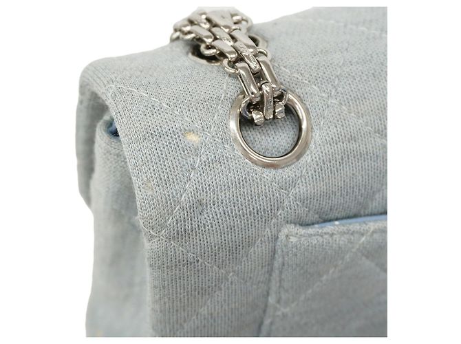 Borsa a tracolla Chanel Matelassé Blu - vista 7