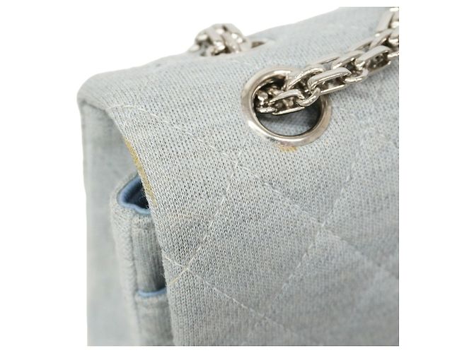 Borsa a tracolla Chanel Matelassé Blu - vista 9