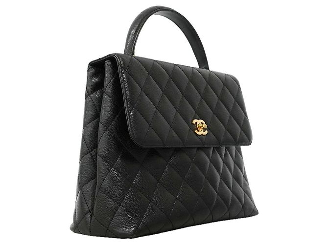Chanel Matelassé Handtasche Schwarz - Ansicht 2