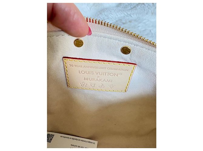 Louis Vuitton x Takashi Murakami Pochette Accessoires Multicolor Bianco Multicolore - vista 11