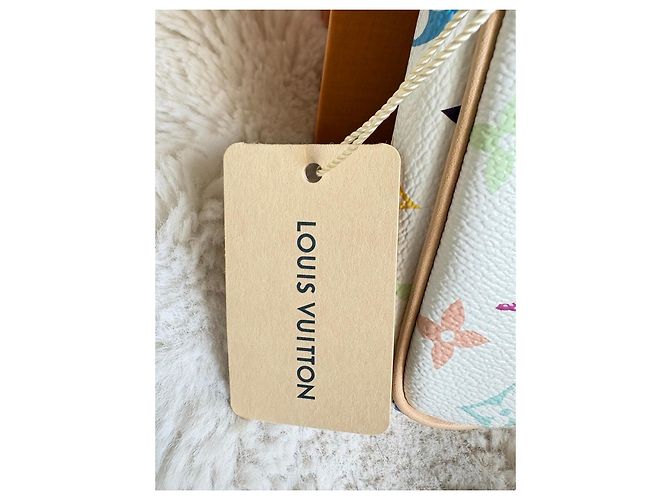 Louis Vuitton x Takashi Murakami Pochette Accessoires Multicolor Bianco Multicolore - vista 8