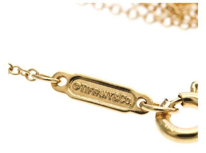 Autre Marque Collar Tiffany Open Circle con diamantes en oro rosa 18K Dorado - vista 10