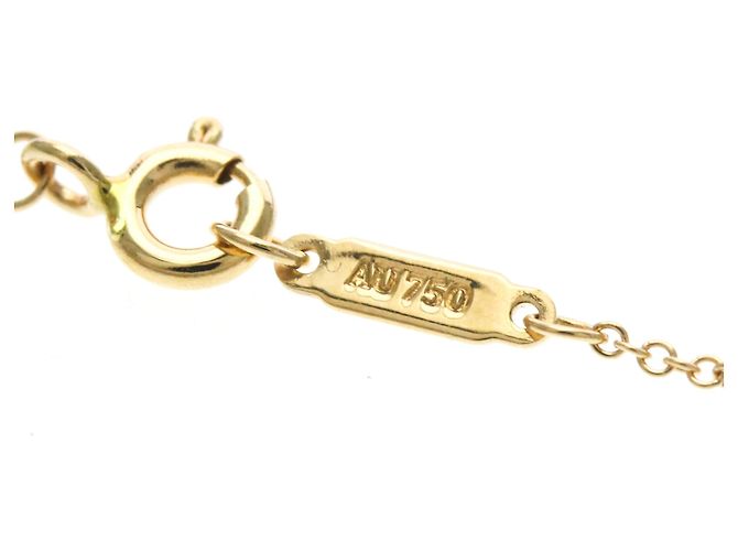 Autre Marque Collar Tiffany Open Circle con diamantes en oro rosa 18K Dorado - vista 8
