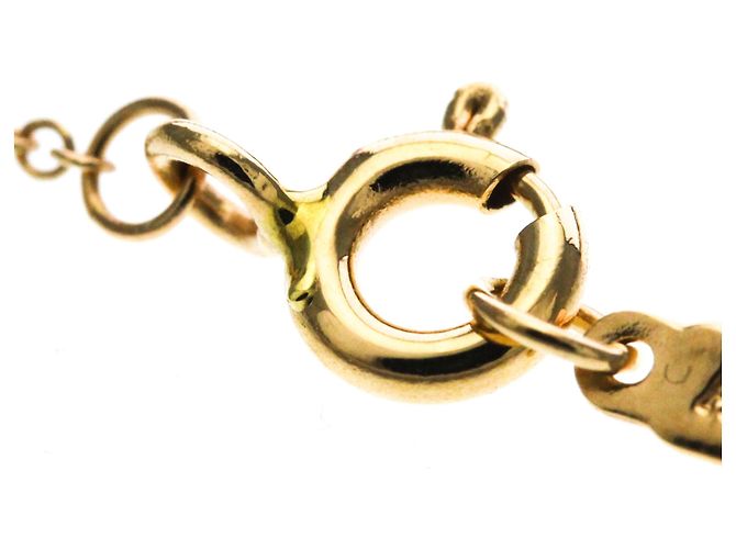 Autre Marque Collar Tiffany Open Circle con diamantes en oro rosa 18K Dorado - vista 9