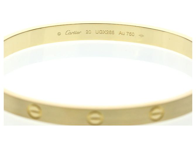 Bracciale Cartier Love in oro giallo 18K D'oro - vista 5