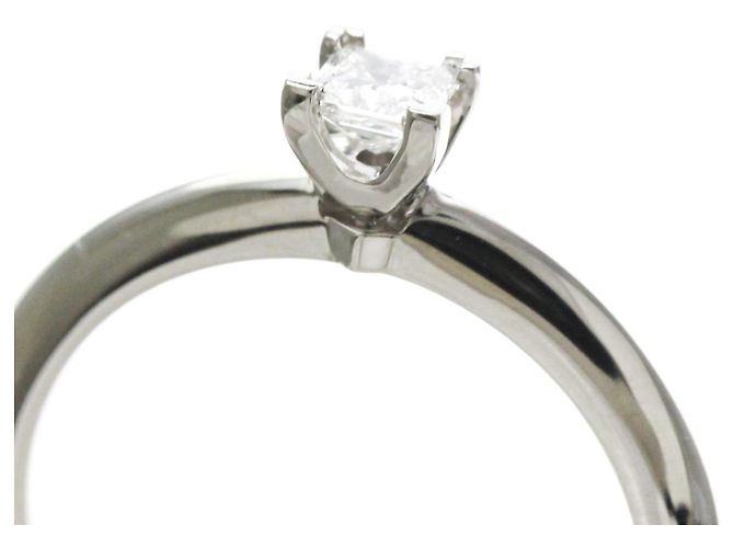 Autre Marque Tiffany Solitär-Diamantring Silber - Ansicht 10