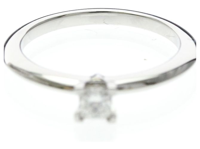 Autre Marque Tiffany Solitär-Diamantring Silber - Ansicht 5