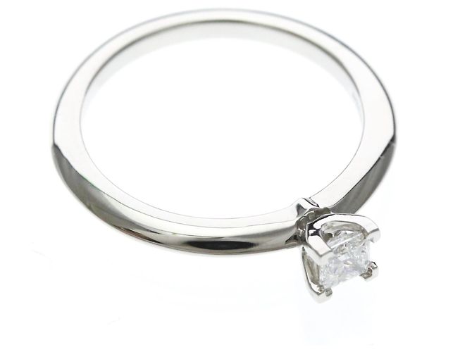 Autre Marque Tiffany Solitär-Diamantring Silber - Ansicht 9