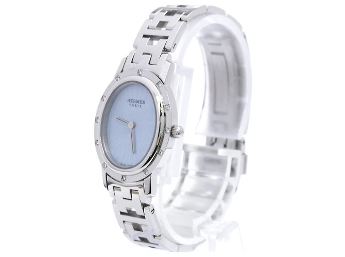 Hermès HERMES Clipper Diamond Blue MOP Steel Damenuhr CO1.230 - Ansicht 2