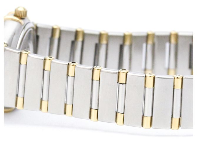 Orologio Omega Constellation da donna in acciaio e oro 18K - vista 3