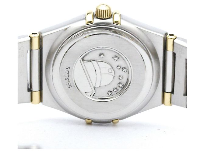 Orologio Omega Constellation da donna in acciaio e oro 18K - vista 6