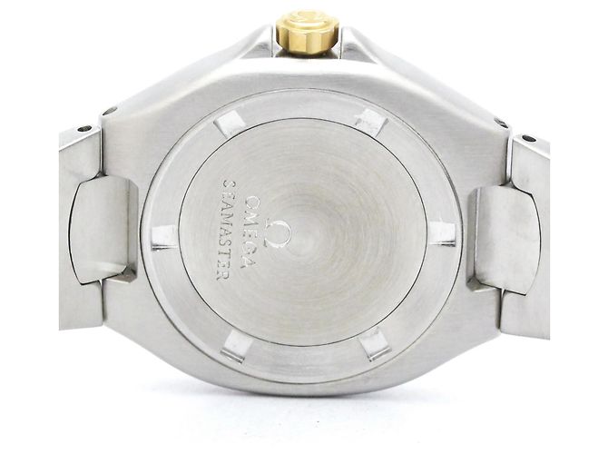 Relógio OMEGA Seamaster Professional para mulher em aço e ouro 18K - vista 6