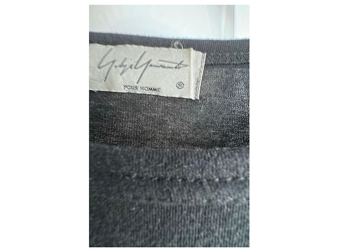 Yohji Yamamoto Camiseta 'Dragon' con estampado abstracto Negro - vista 2