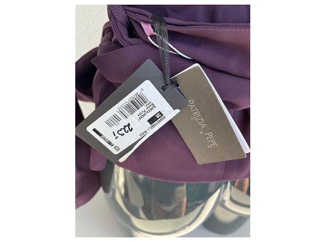 Blazer Ajustado Violeta Patrizia Pepe con Cinturón Púrpura - vista 14