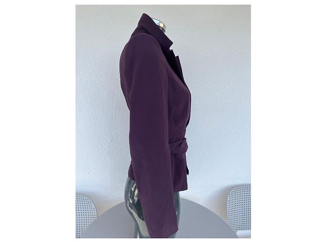 Blazer Ajustado Violeta Patrizia Pepe con Cinturón Púrpura - vista 16