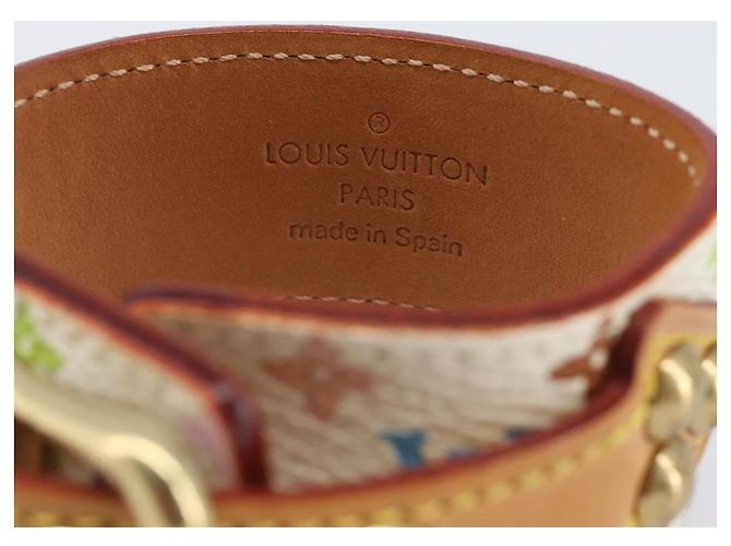 LOUIS VUITTON Bracelet Tedaforce Monogram Multicolor White M92482 LV Auth 203311 Blanc - vue 12
