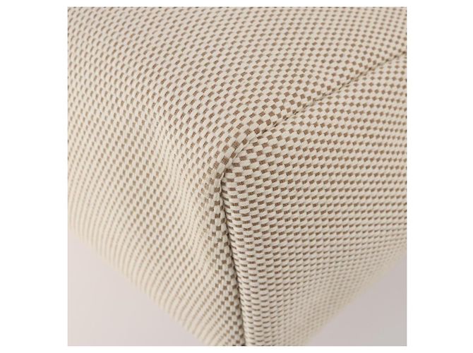Hermès Bolso Tote HERMES Herbag Cabas GM Tower Ash Beige Silver Auth 199376A Plata - vista 16