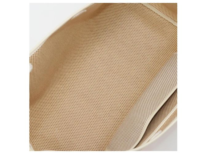 Hermès Bolso Tote HERMES Herbag Cabas GM Tower Ash Beige Silver Auth 199376A Plata - vista 24
