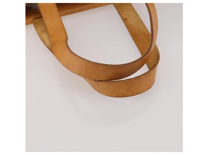 Hermès Bolso Tote HERMES Herbag Cabas GM Tower Ash Beige Silver Auth 199376A Plata - vista 7