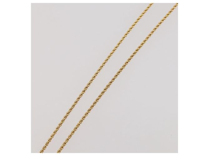 Collar Christian Dior Strass metal Gold Tone Auth 203860 - vista 11