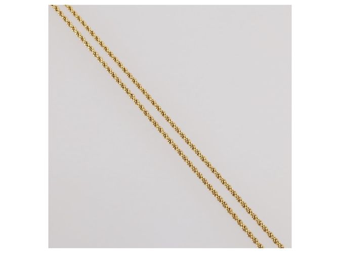 Collar Christian Dior Strass metal Gold Tone Auth 203860 - vista 5