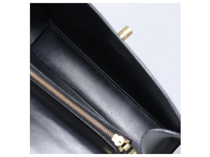 Borsa a mano LOUIS VUITTON Epi Malesherbes Black M52372 LV Auth BA15558 Nero - vista 10