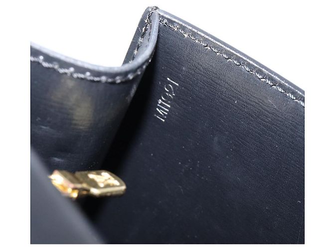 Borsa a mano LOUIS VUITTON Epi Malesherbes Black M52372 LV Auth BA15558 Nero - vista 12