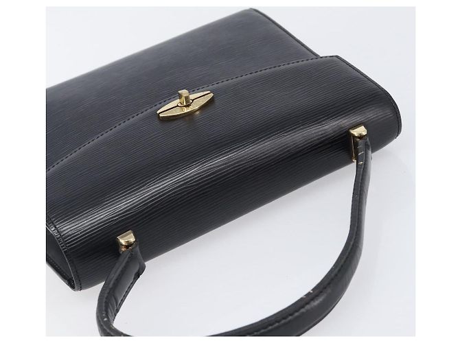 Borsa a mano LOUIS VUITTON Epi Malesherbes Black M52372 LV Auth BA15558 Nero - vista 14