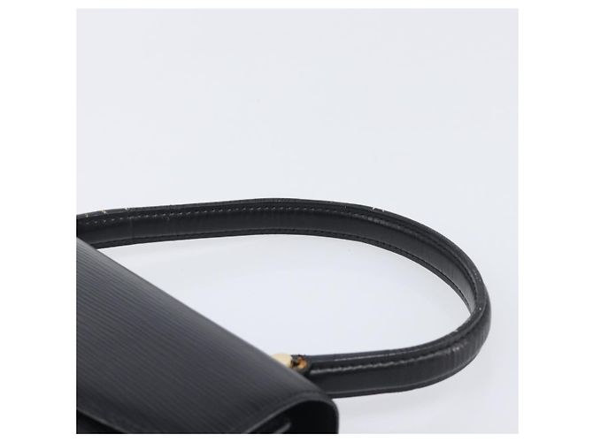 Borsa a mano LOUIS VUITTON Epi Malesherbes Black M52372 LV Auth BA15558 Nero - vista 15