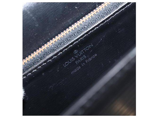 Borsa a mano LOUIS VUITTON Epi Malesherbes Black M52372 LV Auth BA15558 Nero - vista 24