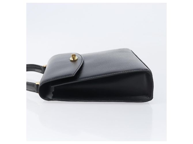 Borsa a mano LOUIS VUITTON Epi Malesherbes Black M52372 LV Auth BA15558 Nero - vista 4