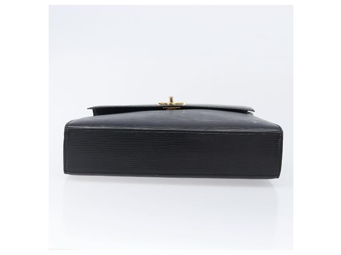 Borsa a mano LOUIS VUITTON Epi Malesherbes Black M52372 LV Auth BA15558 Nero - vista 5