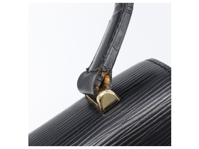 Borsa a mano LOUIS VUITTON Epi Malesherbes Black M52372 LV Auth BA15558 Nero - vista 9