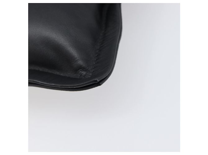 Salvatore Ferragamo Vala Shoulder Pouch Leather Black Auth 202598V Nero - vista 15