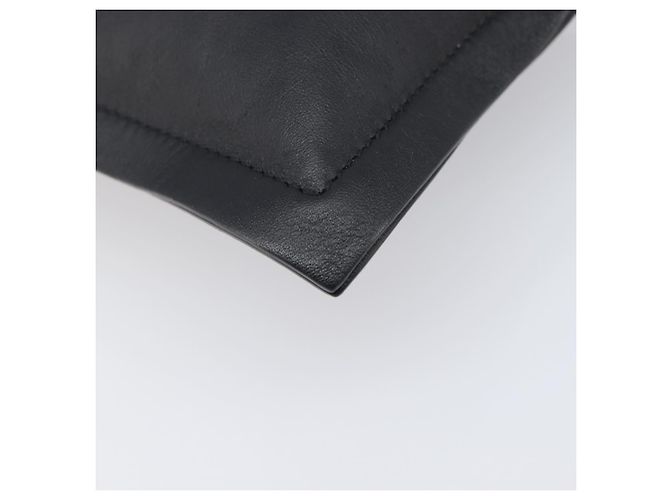 Salvatore Ferragamo Vala Shoulder Pouch Leather Black Auth 202598V Nero - vista 16