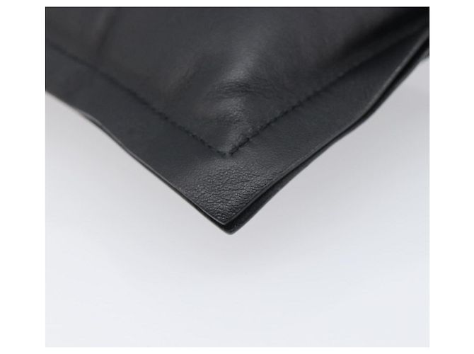 Salvatore Ferragamo Vala Shoulder Pouch Leather Black Auth 202598V Nero - vista 18