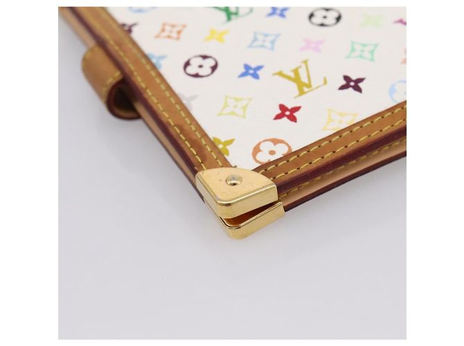 LOUIS VUITTON Monogram Multicolor Agenda PM Planner White R20896 LV Auth BA15509 - view 16