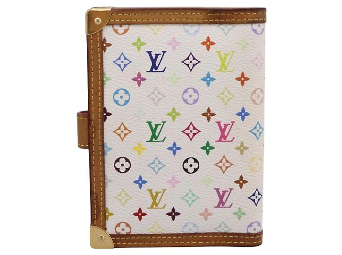 LOUIS VUITTON Monogram Multicolor Agenda PM Planner White R20896 LV Auth BA15509 - view 2
