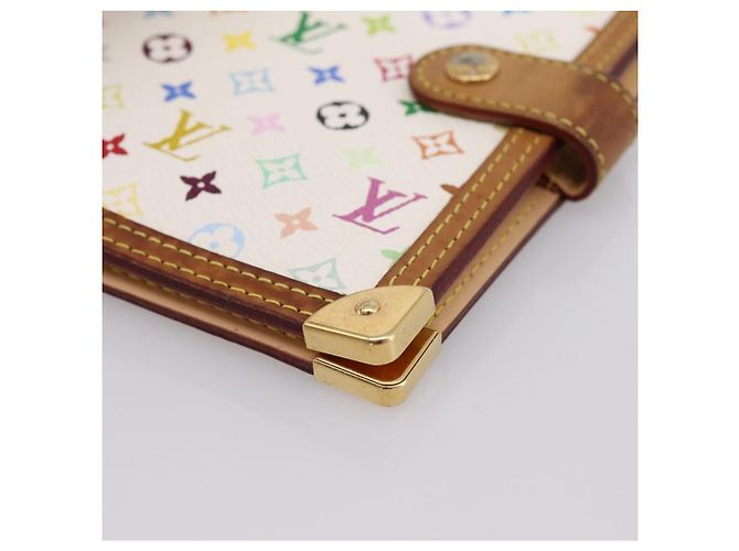 LOUIS VUITTON Monogram Multicolor Agenda PM Planner White R20896 LV Auth BA15509 - view 7